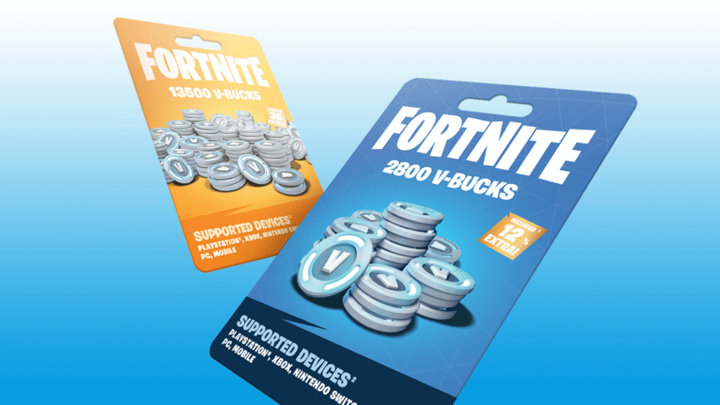Fortnite Redeem Free Codes guide showing how to redeem V-Bucks, skins, and gift cards in 2025