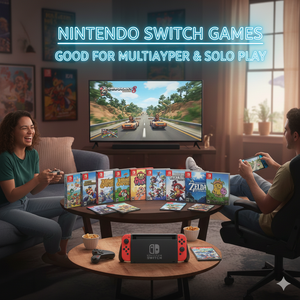 Nintendo Switch Games Good for Multiplayer & Solo Play